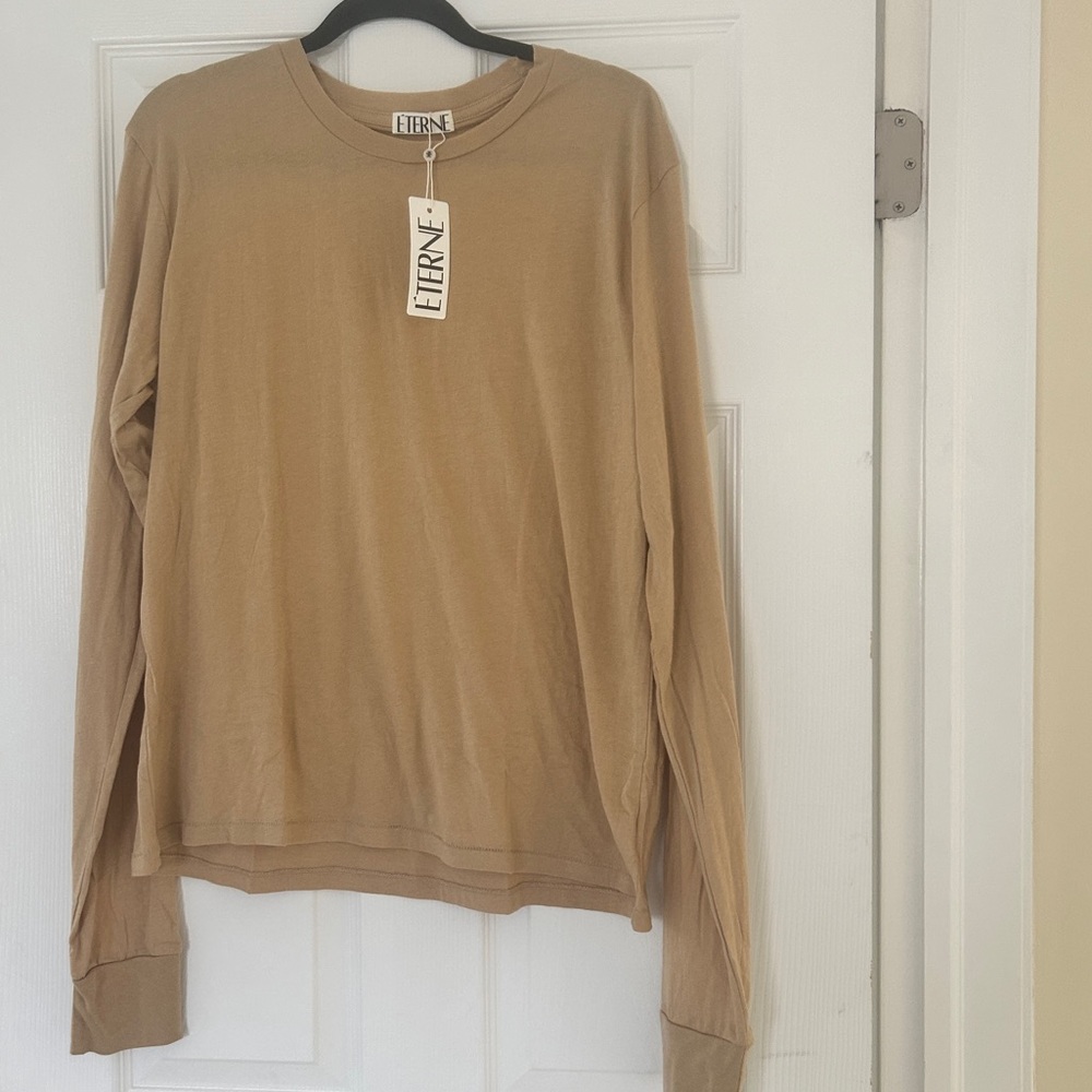 NWT Eterne long sleeved boyfriend tshirt